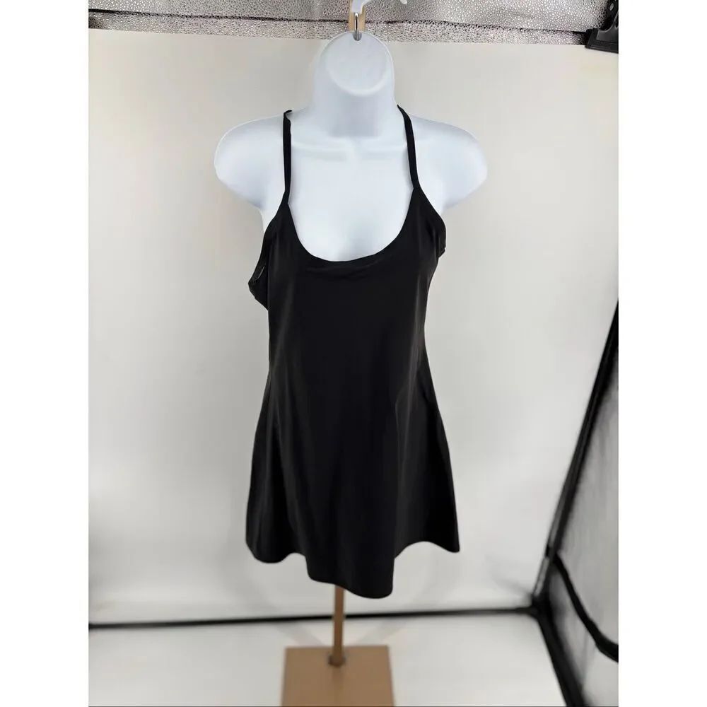 Outdoor Voices Womens The Exercise Dress In BlackBuilt In Shorts Size Small